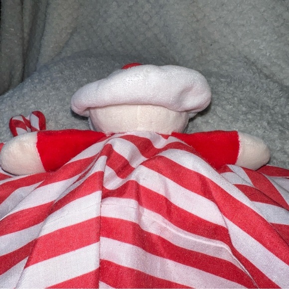GAGOU Tagou Santa Claus Baby Security Blanket Lovey with Rattle! 10”x10” RARE! - Picture 6 of 12